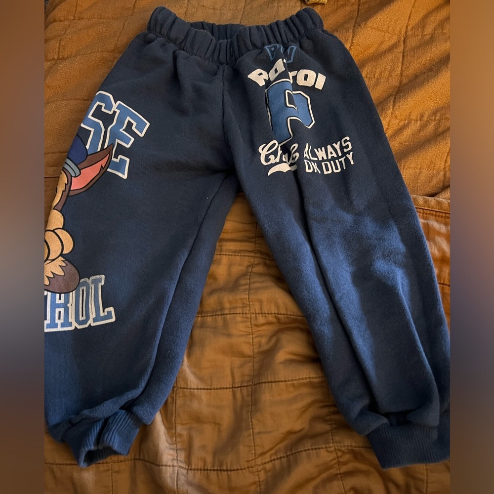 Zara Chase Paw Patrol Toddler Sweatpants size 4-5T